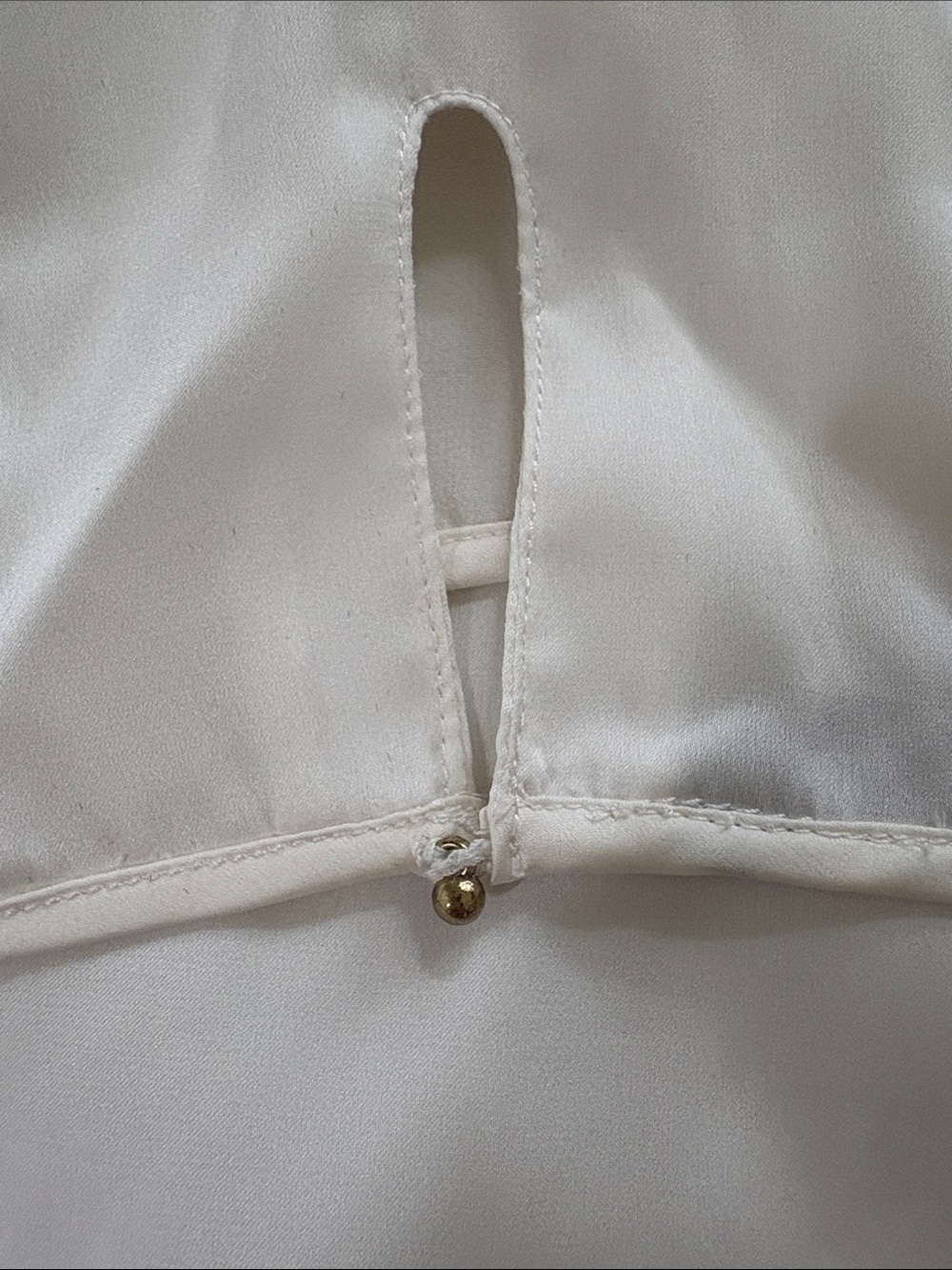 Express Ivory Ruffle Sleeve Blouse XS - Picture 6 of 8